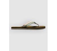 Oakley Burkle Flip Flop Sandals Green White - 44