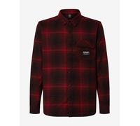 Oakley Apparel Butter Flannel Long Sleeve Shirt Red M Men