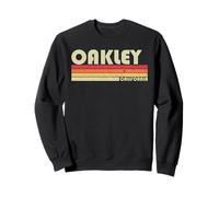 OAKLEY CA CALIFORNIA Funny City Home Roots Gift Retro 80s Sweatshirt