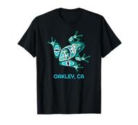 Oakley CA Frog Pacific NW Native American Indian T-Shirt