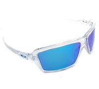 OAKLEY CABLES POLARIZED 9129-05 Mens Square Sunglasses POLISHED CLEAR SAPPHIRE