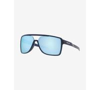 Oakley Castel Glasses Matte Transparent Blue with Prizm Deep Water Polarised Lens