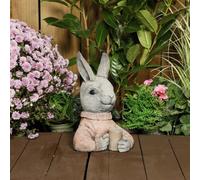 Oakley Christmas Winter Bunny Stone Cast Statue Garden Ornament