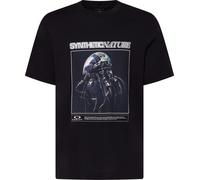 Oakley - Cotton T-shirt - Futurescape Iced Jelly Tee Blackout for Men - Size M Black M