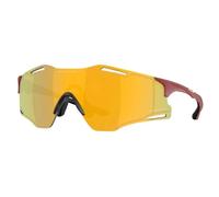 Oakley Cybr Zero Sunglasses (Prizm 24K) - Red for Running & Outdoor Activities, Enhanced Vision and Style