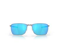 Oakley Men's 0OO4142 Sunglasses, Satin Chrome, 58