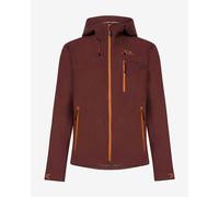 Oakley Element Ultra Shell 2.0 Hooded Jacket Dark Brown Orange - S