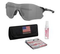 Oakley EVZERO PATH (LOW BRIDGE FIT) OO9313 Sunglasses With Official Kit, Polished Black Frame | Prizm Black Lens, One size