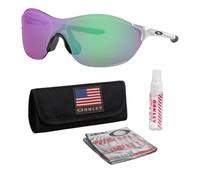 Oakley EVZERO SWIFT (LOW BRIDGE FIT) OO9410 Sunglasses With Official Kit, Silver Frame | Prizm Golf Lens, One size