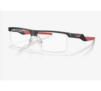 Oakley Eyeglasses Frames Only, COUPLER, OX8053 0356 56-13-140, Satin Light/Red