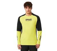 Oakley Factory Pilot MTB Long Sleeve Jersey II, Black/Sulphur