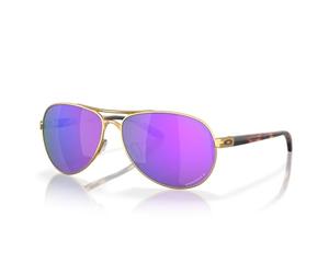 Oakley Feedback Polarized Sunglasses - Women's Satin Gold/PRIZM Volt Polar, One Size