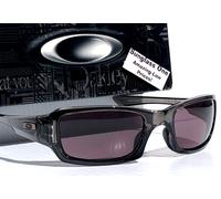 Oakley FIVES Squared Shiny Grey Smoke Frame Warm grey Lens Sunglass 9238-05