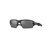 Oakley Flak 2.0 Asian Fit OO9271 Low Bridge Rectangle Sunglasses for Men + BUNDLE With Oakley Leash + Care Kit, Polished Black / Prizm Black Polarized