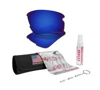 Oakley Flak 2.0 XL Original Replacement Lenses With Official Cleaning Kit, Prizm Deep Water Polarized, 366 millimeters