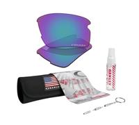 Oakley Flak 2.0 XL Original Replacement Lenses With Official Cleaning Kit, Prizm Sapphire, Flak 2.0 XL Oo9188