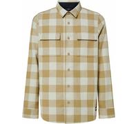 Oakley - Flannel Shirt - Bear Cozy Flannel Mist Pebble for Men - Size L - Beige Beige L
