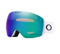 Oakley Flight Deck L OO7050 Matte White w/Prizm Argon Ski Goggles For Men For Women + BUNDLE with Designer iWear Eyewear Kit