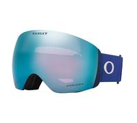 Oakley Flight Deck L OO7050 Navy w/Prizm Sapphire Ski Goggles For Men For Women + BUNDLE with Designer iWear Eyewear Kit