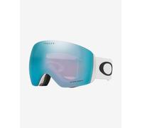 Oakley Flight Deck L Ski Goggles White Black with Prizm Snow Sapphire Iridium Lens