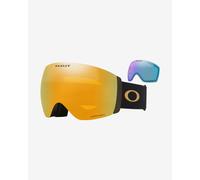 Oakley Goggles Flight Deck Pro L Ski Goggles Yellow,Black Prizm 24K & Prizm Iced/CAT3+CAT2 Men,Women