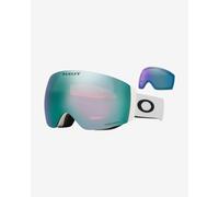 Oakley Goggles Flight Deck Pro M Ski Goggles White Prizm Sapphire & Prizm Iced/CAT3+CAT2 Men,Women