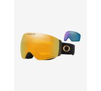 Oakley Goggles Flight Deck Pro M Ski Goggles Yellow,Black Prizm 24K & Prizm Iced/CAT3+CAT2 Men,Women