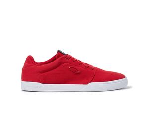 Oakley Flyer Lace-Up Red Canvas Mens Plimsolls 13551 465 - Size UK 7.5