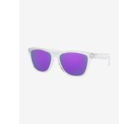 Oakley Frogskins Glasses Polished Clear with Prizm Violet Lenses