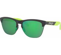 Oakley Frogskins Lite Black Bright Blue w/Prizm Sapphire Iridium OO9374-28