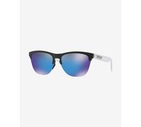 Oakley Frogskins Lite Glasses Matte Black with Clear Prizm Sapphire Lenses