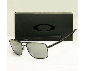 Oakley Gauge 6 Sunglasses Grey Mirror Prizm Black Powder Coal Mens OO 6038 0157