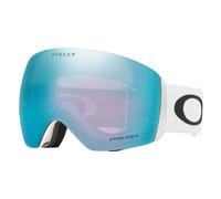 Oakley Goggles Flight Deck L Prizm Snow Ski Goggles White Prizm Iridium Snow Sapphire/CAT3 Men,Women