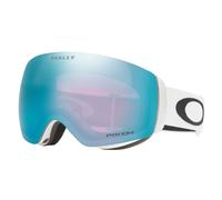 Oakley Goggles Flight Deck M Prizm Snow Ski Goggles White Prizm Iridium Snow Sapphire/CAT3 Men,Women