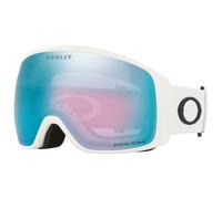 Oakley Goggles Flight Tracker L Prizm Snow Ski Goggles White Prizm Iridium Snow Sapphire/CAT3 Men,Women