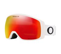 Oakley Goggles Flight Tracker Xm Prizm Snow Ski Goggles White Prizm Iridium Snow Torch/CAT3 Men,Women