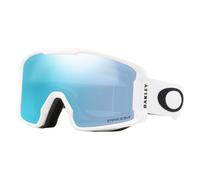 Oakley Goggles Line Miner M Prizm Snow Ski Goggles White Prizm Iridium Snow Sapphire/CAT3 Men,Women