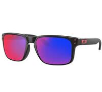 Oakley Sunglasses Holbrook OO9102-36 Matt Black Positive Red Iridium