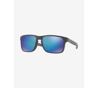 Oakley Man OO9384 HOLBROOK MIX 938410 Sunglasses Injected Grey Blue Squared Polarized Prizm