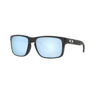 Oakley Holbrook 9102T955 Matte Black Camo/Prizm Deep Water Polarized XL Lifestyle Glasses