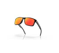 Oakley Holbrook Lifestyle Prizm Refresh Glasses Black with Prizm Ruby Mirrored Lenses