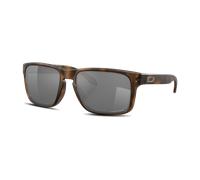 Oakley Men's Holbrook 9102F4 Sunglasses, Matte Brown Tortoise/Prizmblack, 55