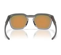 Oakley Hstn Sq 2.0 Polarized Sunglasses Prizm Ruby Polarized/CAT3 Matte Grey Smoke