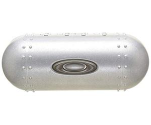 Oakley Large Metal Vault, Silver, One size
