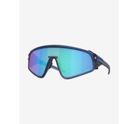 Oakley Latch Panel Trans Stone Navy sunglasses with Prizm Sapphire lenses