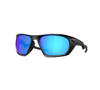 Oakley Man Sunglass Lateralis - Frame color: Matte Black, Lens color: Prizm Sapphire