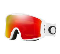 Oakley Goggles Line Miner Prizm Ski Goggles White,Black Prizm Torch Iridium/CAT2 Men,Women