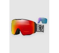 Oakley - Ski goggles with 2 Lens - Line Miner Pro L Black Reinforce Prizm Torch & Prizm Iced Black one size