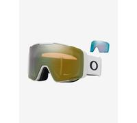 Oakley Line Miner Pro L Goggles Matte White with Prizm Sage Gold Iridium + Prizm Snow Sapphire Iridium Lens