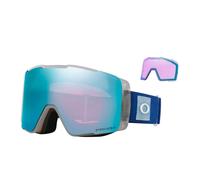 Oakley Line Miner Pro M Crystal Blue Prizm Sapphire Iridium Ski Goggles OO713...
